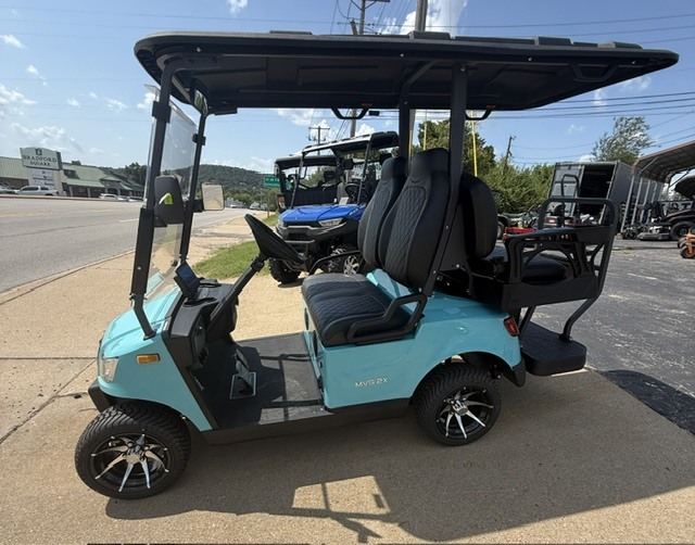 Massimo MVS 2X (Lithium) Glacier Blue Golf Cart
